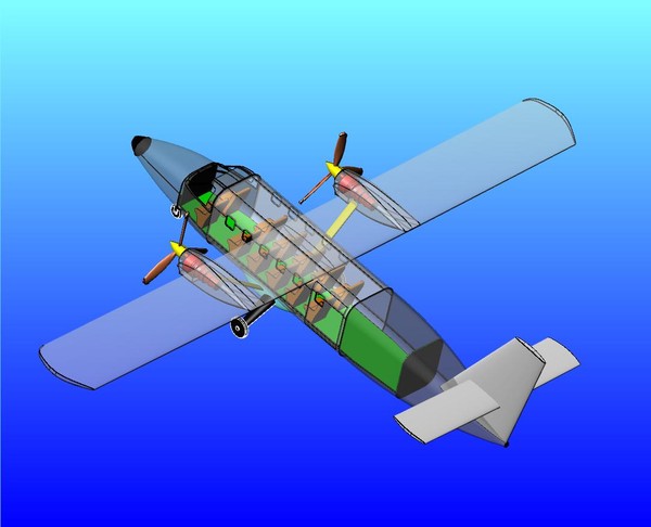 3ds max dehavilland dhc-6 turboprop - Twin Otter(Rev).sat or .dwg or .3dm by RodgerSaintJohn